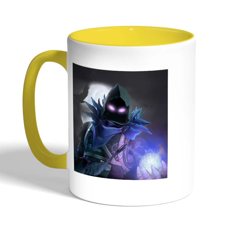 كوب-قهوة-بمقبض-اصفر-بتصميم-المخيف-رافين-فورتنايت-2