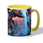 كوب قهوة بمقبض اصفر بتصميم تانجيرو ونيزوكو