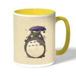 كوب قهوة بمقبض اصفر بتصميم توتورو