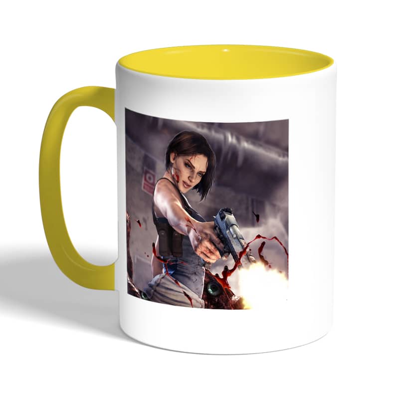 كوب-قهوة-بمقبض-اصفر-بتصميم-جيل-فالنتاين-اطلاق-النار-رزدنت-ايفل-3-2