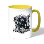 كوب قهوة بمقبض اصفر بتصميم ديث نوت ذكريات ريوك