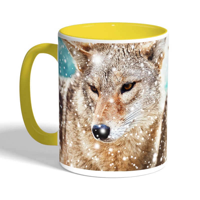 كوب-قهوة-بمقبض-اصفر-بتصميم-ذئب-2