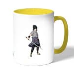 كوب قهوة بمقبض اصفر بتصميم ساسكي من ناروتو