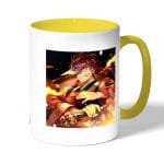 كوب قهوة بمقبض اصفر بتصميم قوة كامادو تانجيرو