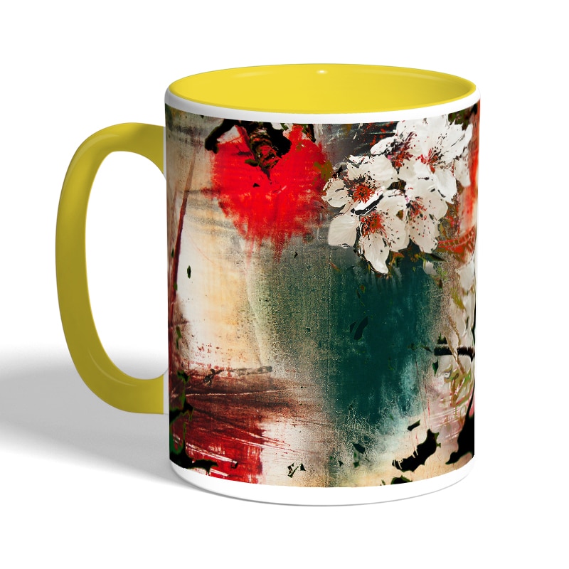 كوب-قهوة-بمقبض-اصفر-بتصميم-ورود-2