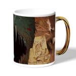 كوب قهوة بمقبض ذهبي بتصميم إيما من نيفرلاند