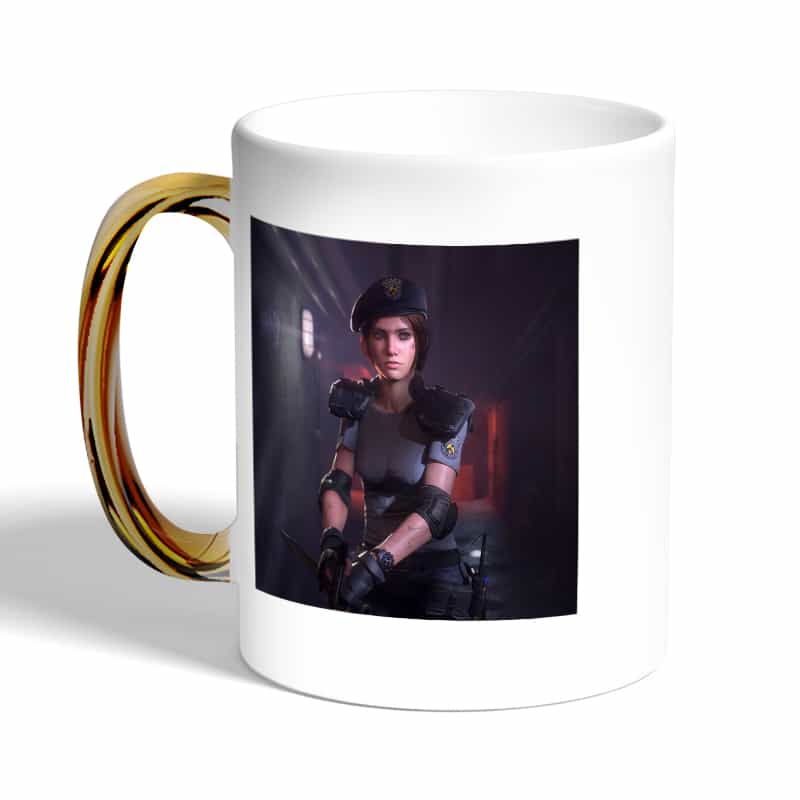 كوب-قهوة-بمقبض-ذهبي-بتصميم-الشرطيه-جيل-فالنتاين-رزدنت-ايفل-3-2