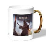 كوب قهوة بمقبض ذهبي بتصميم باتلفيلد 1 MG08