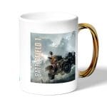 كوب قهوة بمقبض ذهبي بتصميم باتلفيلد 1 الدبابه الصغيره