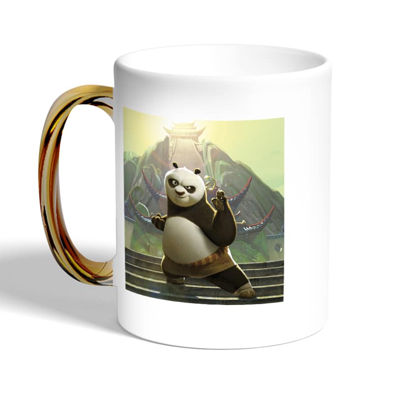 كوب-قهوة-بمقبض-ذهبي-بتصميم-بو-كونغ-فو-باندا-2