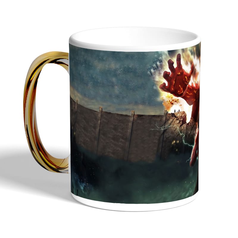 كوب-قهوة-بمقبض-ذهبي-بتصميم-حرب-عملاقان-هجوم-العمالقة-2