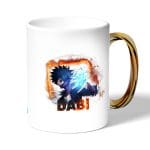 كوب قهوة بمقبض ذهبي بتصميم دابي من أكاديميتي للأبطال