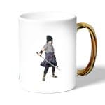 كوب قهوة بمقبض ذهبي بتصميم ساسكي من ناروتو