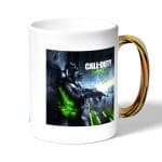 كوب قهوة بمقبض ذهبي بتصميم كول أوف ديوتي مودرن وورفير 3