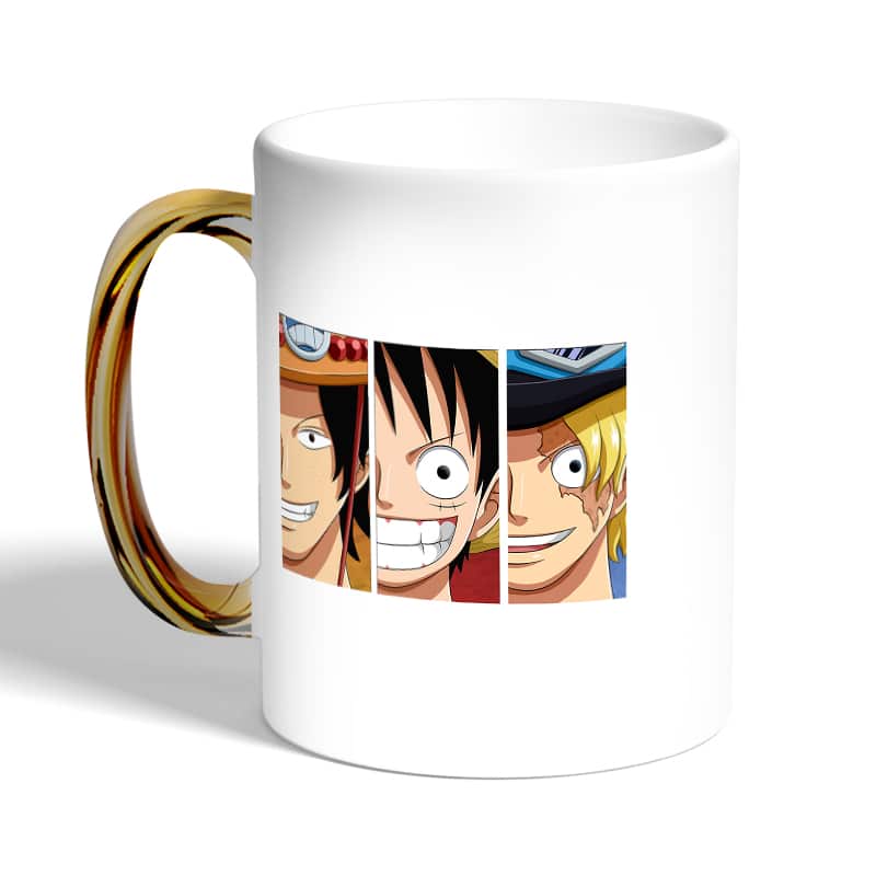 كوب-قهوة-بمقبض-ذهبي-بتصميم-لوفي-وشقيقاه-ون-بيس-2