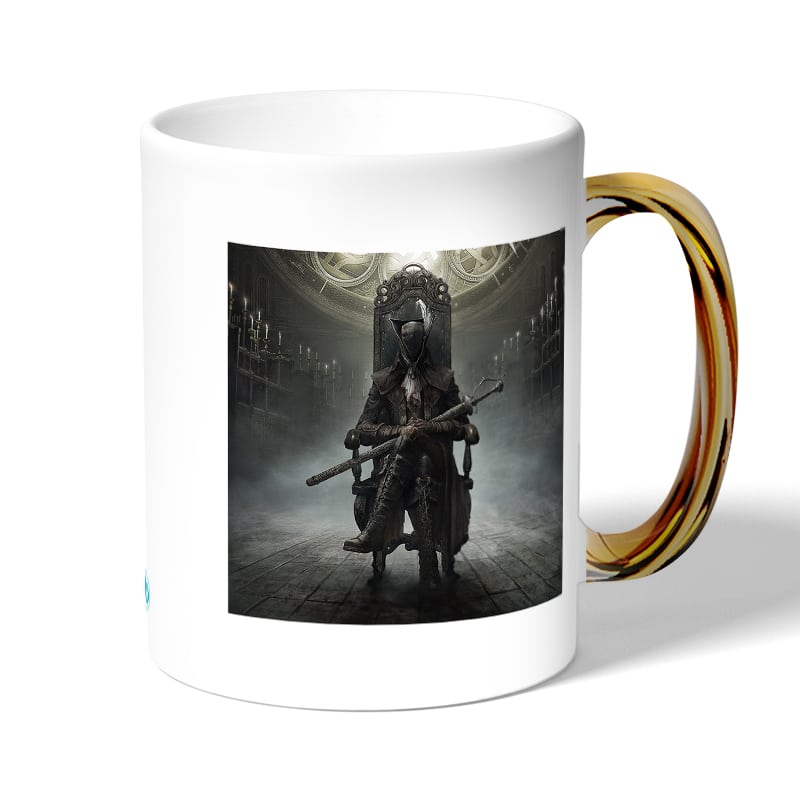 كوب قهوة بمقبض ذهبي بتصميم ليدي ماريا بلود بورن كوب قهوة بمقبض ذهبي بتصميم ليدي ماريا بلود بورن