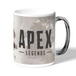 كوب قهوة بمقبض فضي بتصميم أبيكس ليجندز بلد هاوند