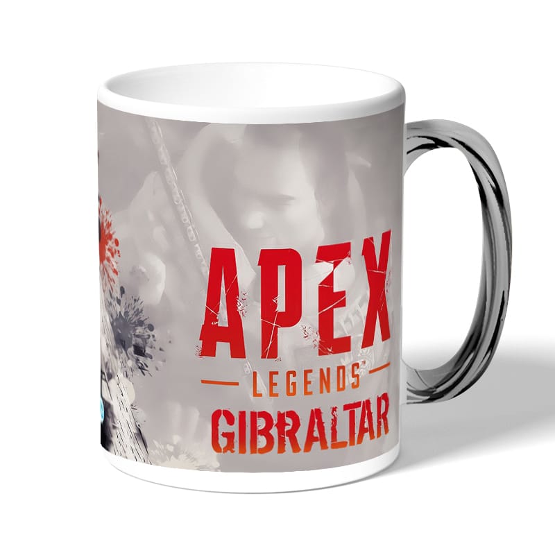 كوب قهوة بمقبض فضي بتصميم أبيكس ليجندز جبل طارق كوب قهوة بمقبض فضي بتصميم أبيكس ليجندز جبل طارق