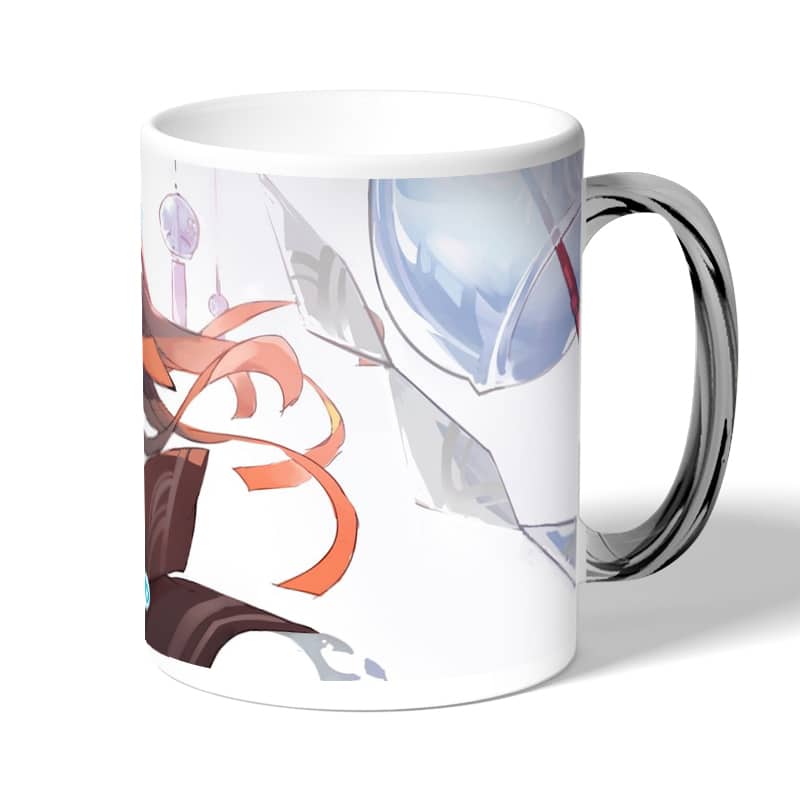 كوب قهوة بمقبض فضي بتصميم الجميلة نيزوكو قاتل الشياطين كوب قهوة بمقبض فضي بتصميم الجميلة نيزوكو قاتل الشياطين