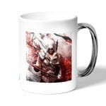 كوب قهوة بمقبض فضي بتصميم الطائرمع الفأس أساسنز كريد