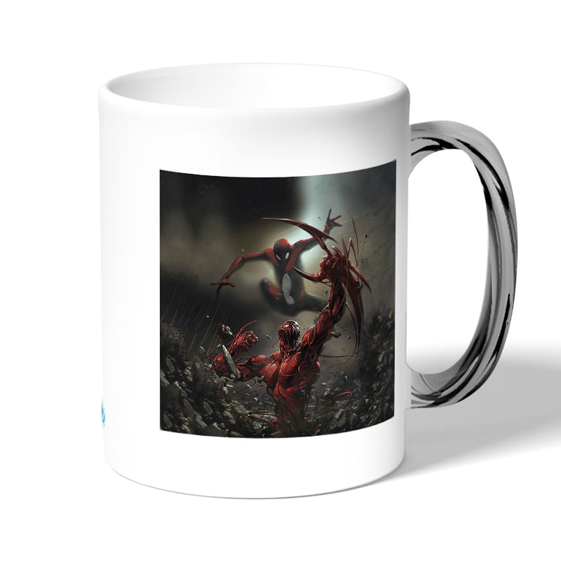 كوب قهوة بمقبض فضي بتصميم القتال ضد سبايدر مان كوب قهوة بمقبض فضي بتصميم القتال ضد سبايدر مان