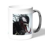 كوب قهوة بمقبض فضي بتصميم الوحش فينوم