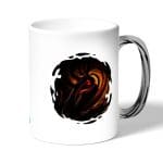 كوب قهوة بمقبض فضي بتصميم اوبيتو اوتشيها انمي ناروتو