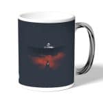 كوب قهوة بمقبض فضي بتصميم ايرين ضد العمالقه هجوم العمالقة