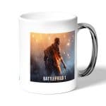 كوب قهوة بمقبض فضي بتصميم باتلفيلد 1 M1911