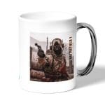 كوب قهوة بمقبض فضي بتصميم باتلفيلد 1 التخفي جيدا