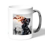 كوب قهوة بمقبض فضي بتصميم باتلفيلد 1 الولايات المتحدة