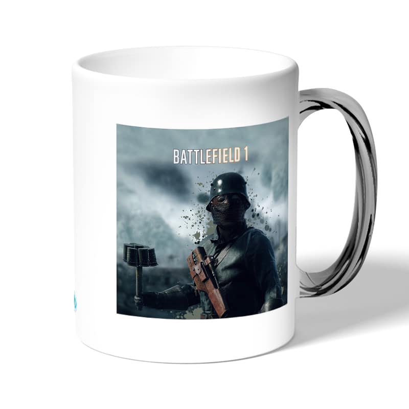 كوب قهوة بمقبض فضي بتصميم باتلفيلد 1 معركه شيقة كوب قهوة بمقبض فضي بتصميم باتلفيلد 1 معركه شيقة