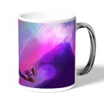 كوب قهوة بمقبض فضي بتصميم بيتر بوركر سبايدر مان