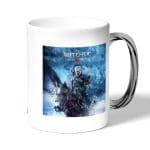 كوب قهوة بمقبض فضي بتصميم جيرالت ذا ويتشر 3 وايلد هانت