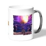 كوب قهوة بمقبض فضي بتصميم دكتور ستون امل العالم