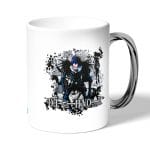 كوب قهوة بمقبض فضي بتصميم ديث نوت ذكريات ريوك