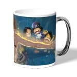 كوب قهوة بمقبض فضي بتصميم ذكريات إيس ون بيس