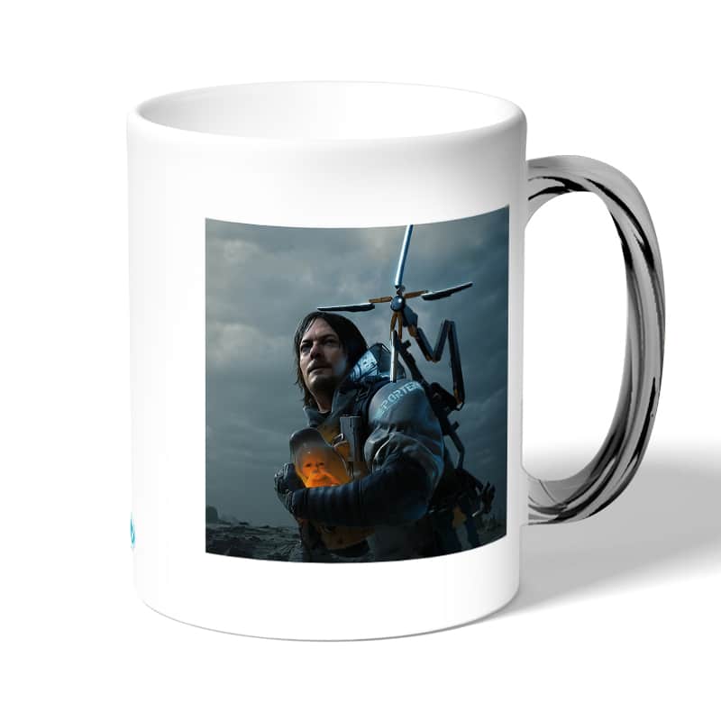 كوب قهوة بمقبض فضي بتصميم سام بريدجز ديث ستراندنغ كوب قهوة بمقبض فضي بتصميم سام بريدجز ديث ستراندنغ