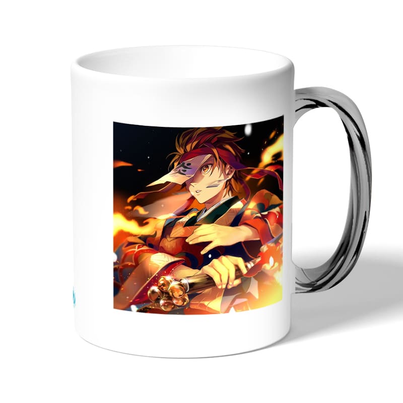 كوب قهوة بمقبض فضي بتصميم قوة كامادو تانجيرو كوب قهوة بمقبض فضي بتصميم قوة كامادو تانجيرو