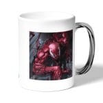 كوب قهوة بمقبض فضي بتصميم كارنج سبايدر مان