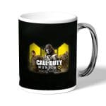 كوب قهوة بمقبض فضي بتصميم كول أوف ديوتي