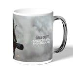 كوب قهوة بمقبض فضي بتصميم كول أوف ديوتي مودرن وورفير