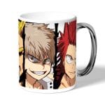 كوب قهوة بمقبض فضي بتصميم ميدوريا وباكوغو واوول مايت