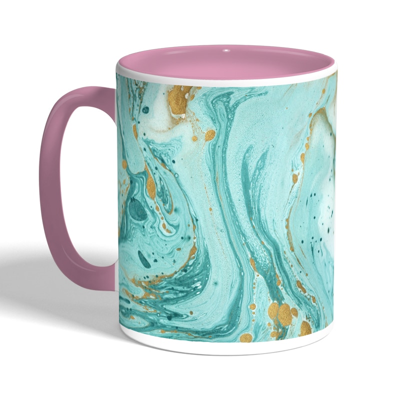 كوب-قهوة-بمقبض-وردي-بتصميم-أزرق-ذهبي-2