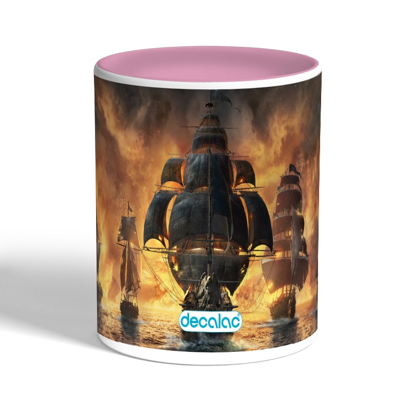 كوب-قهوة-بمقبض-وردي-بتصميم-أساسنز-كريد-بلاك-فلاغ-1