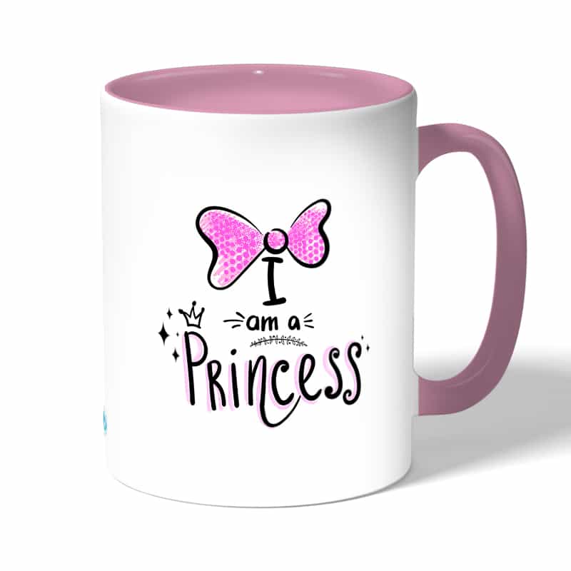 كوب قهوة بمقبض وردي بتصميم أميره كوب قهوة بمقبض وردي بتصميم أميره