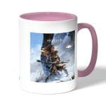 كوب قهوة بمقبض وردي بتصميم إلوي هوريزن زيرو دون