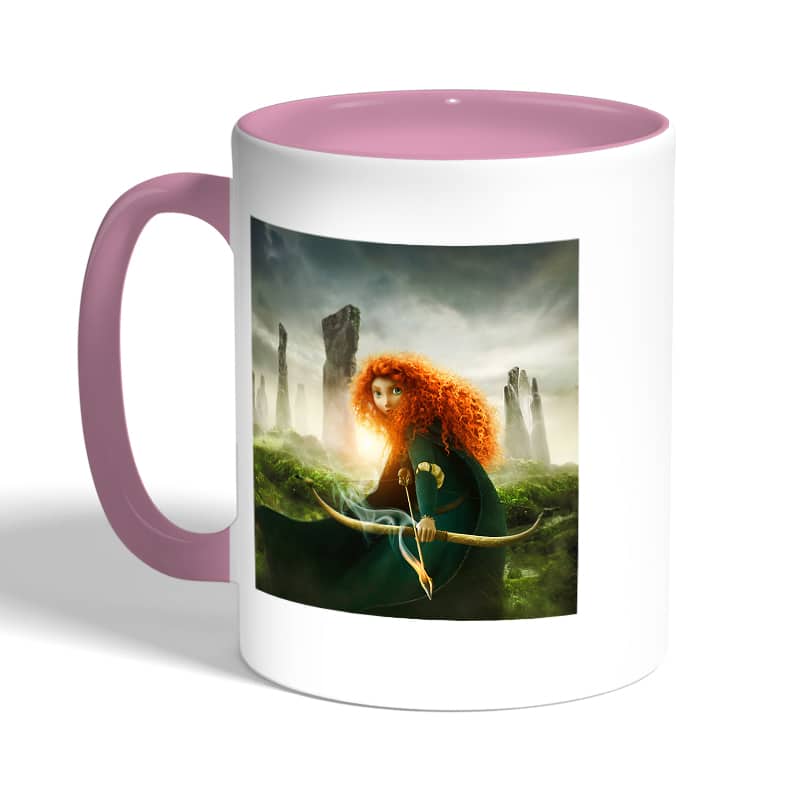 كوب-قهوة-بمقبض-وردي-بتصميم-الأميرة-صاحبة-القوس-والسهم-2