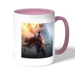 كوب قهوة بمقبض وردي بتصميم باتلفيلد 1