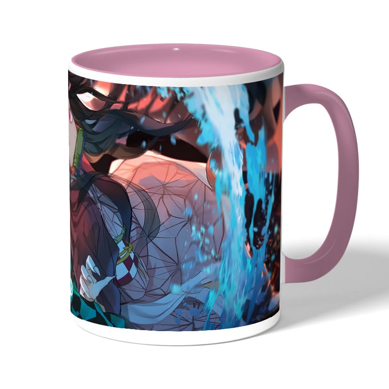 كوب قهوة بمقبض وردي بتصميم تانجيرو ونيزوكو كوب قهوة بمقبض وردي بتصميم تانجيرو ونيزوكو